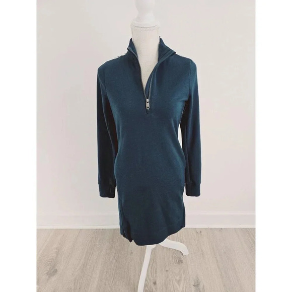 Athleta Crosstown Track Half Zip Long Sleeves Above Knee Athletic Dress XXS 00 - Picture 2 of 14